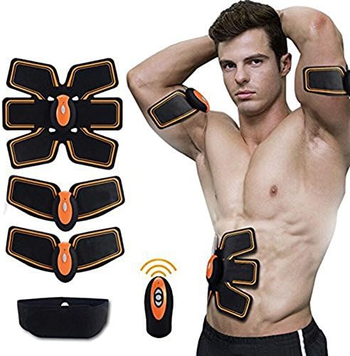 HanXiang Muscle Stimulator Abdominal Toning Belt, Waist Trainer for Weight Loss Men Women ABS Exercise Equipment, Slimmer Belt Gym Workout Home Fitness Machine
