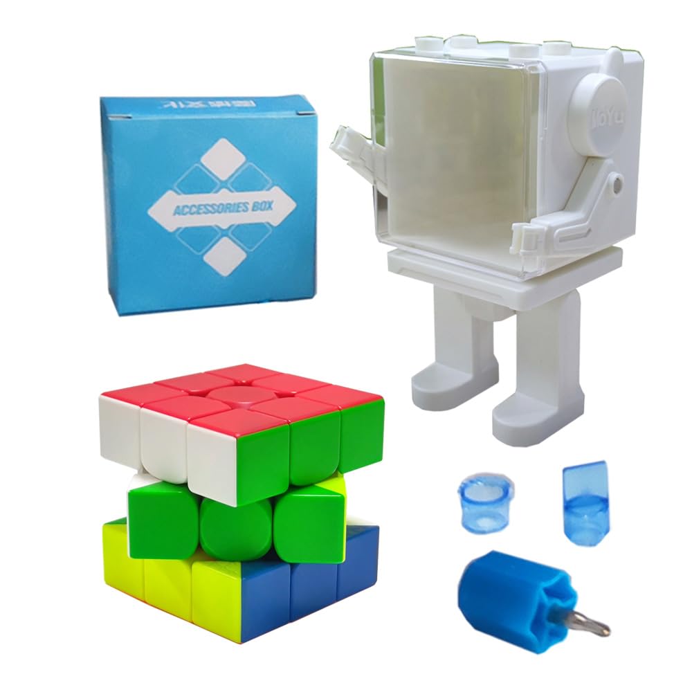 Oostifun MoYu MoFangJiaoShi Cubing Classroom MFJS RS3M V5 3x3x3 MagLev Version Cube Robot Speed Magic Puzzle Cube Stickerless Matte Surface Cube MF8820, U4G2465A