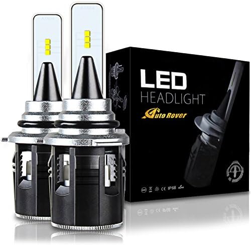 AUTO ROVER 9005 LED Headlight Bulbs, 42W 6000K 10400Lumens Super Bright HB3 CSP Chips Conversion Kit