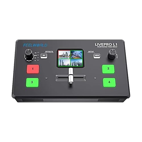 FEELWORLD L1 Multi Camera Video Mixer Switcher Inch LCD Display