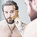 Beard Comb & Shaping Tool by Beard and Burns - 100% Natural Sandalwood Comb - Perfect with Beard Oil & Balms - Anti Static & Snag Free - Great Addition to Beard Kit