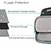 MOSISO Laptop Shoulder Bag Compatible 13-13.3 Inch MacBook Pro, MacBook Air, Notebook Computer with Back Trolley Suitcase Belt, Polyester Carrying Handbag Briefcase Sleeve Case Cover, Gray