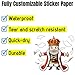 Royal Elements Clear Printable Vinyl Sticker Paper - 10 Sheets 8.5