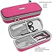 ButterFox Semi Hard Stethoscope Case for Classic III, Cardiology IV Diagnostic, Lightweight II S.E, and More Stethoscopes with Pocket for Nurse Accessories (Pink)