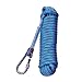 Rock Climbing Rope, 12mm Diameter Outdoor Hiking Accessories High Strength Cord Safety Rope(10m,32ft)(20m,64ft) (30m,94ft) (Blue, 98ft)