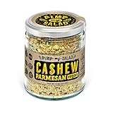 PIMP MY SALAD Vegan Cashew Parmesan Cheese Substitute | Keto, Gluten Free, Paleo, Dairy Free | Meal & Salad Toppers, Snacks Made with Whole Food Ingredients | Eco Jar | 4.2 oz