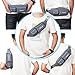 AONIJIE Water Resistant Waist Bag Fanny Pack Hip Pack Bum Bag Running Belt Exercise Bag for Sports Travel Running Hiking, Grey