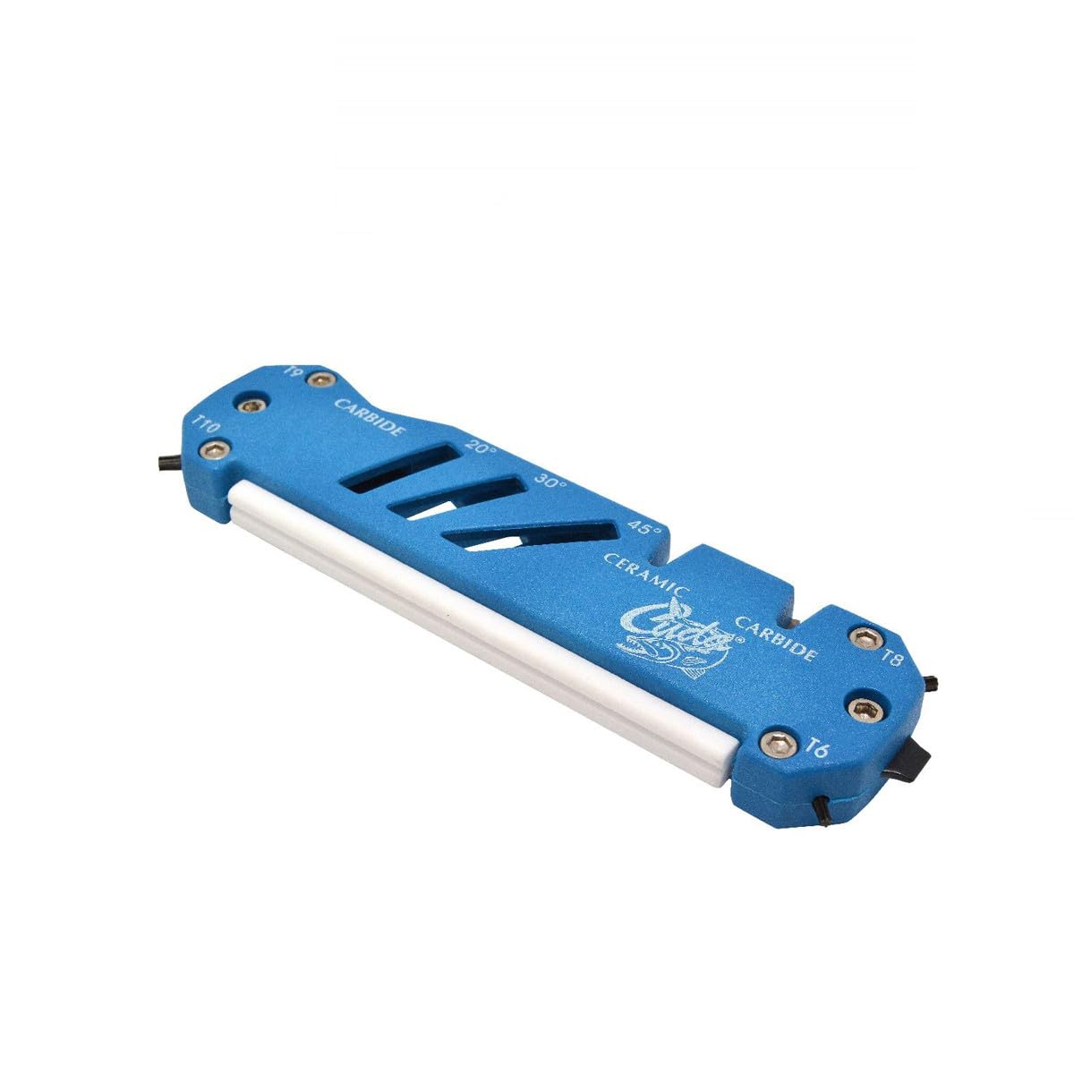 Cuda Knife Shear and Hook Sharpener - Blue
