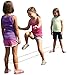 Chinese Jump Rope for Kids - Elastic Fitness Game - Knotted Loop - by B&D Supply (Purple, 8 Foot (Single))