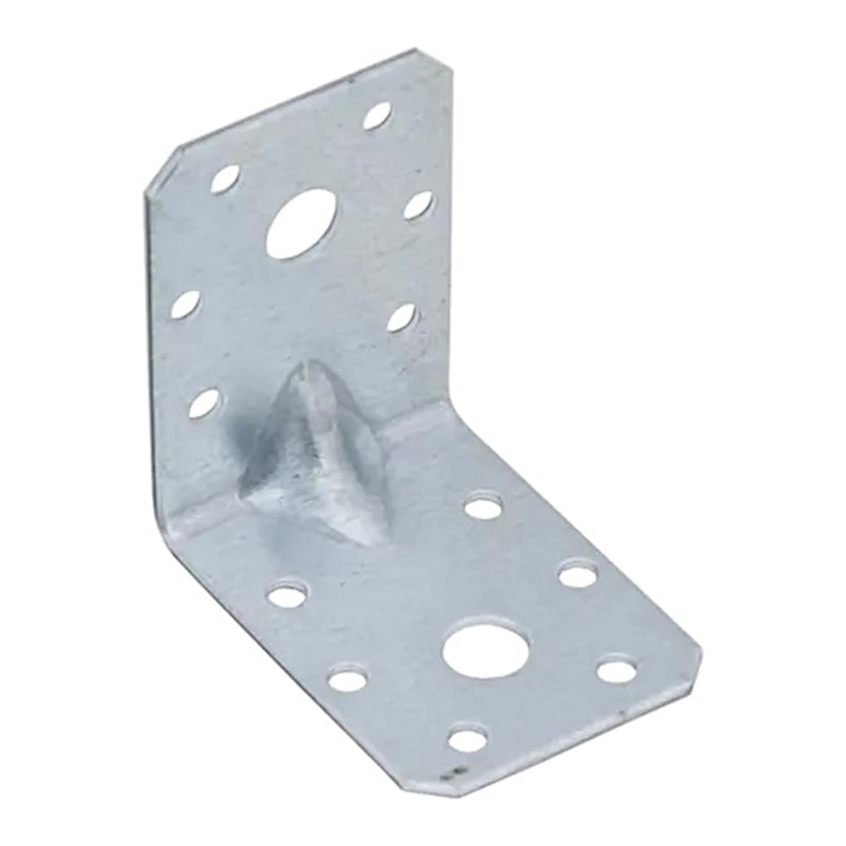 60mm x 60mm x 45mm Heavy Duty with Reinforcment Angle Brackets for Wood Timber Steel Zinc Plated Steel KPL6 (Pack of 20) L14ABC