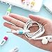 Pack of 10, Peres Earphone Data Cable Protector with Cable Wrap Winder/ Fixer Holder/cord Manager/ Earphone Holder for iphone, Ipad, Samsung,and any Smart Phones /Earphones (20 X Combo)
