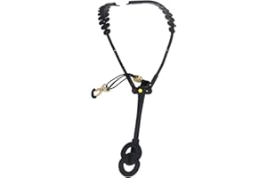 DIYDEG Saxophone Shoulder Harness, 360 Degree Swivel Support Adjustable Saxophone Shoulder Strap with Metal Snap Hook for Alto Tenor Soprano Saxophone, Flute