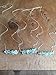 Raw Light Blue Dainty Aquamarine Necklace 16 Inch Sterling Silver Chain March Birthstone Jewelry