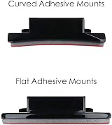 Sametop Helmet Mounts Sticky Pads Flat Curved 3M for GoPro Hero DJI Action view 3