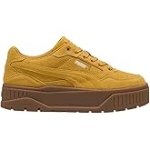 PUMA Womens Karmen Ii Idol Suede Platform Sneakers Shoes Casual - Yellow