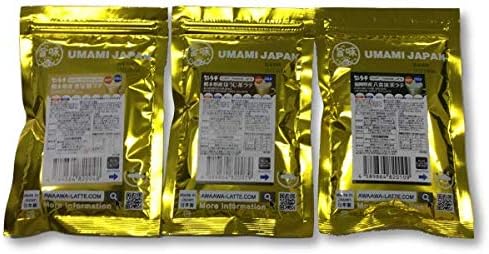 Amazon あわあわラテきな粉 熊本県産 140g あわあわラテほうじ茶 熊本県産 140ｇ あわあわ八女抹茶ラテ 福岡県産 140ｇ 3個セット Umami Japan コーヒー 紅茶 お茶 粉末ドリンク 通販