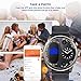 Smart Watch,B-Active Fitness Tracker,Q Watch Charger,IP68 Smart Watch,Heart Rate Monitor,26mm TPU Band,Dual time Zone Black Watch
