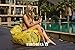 Inflatable Lounger Chair with Portable Carry Bag for Various uses (U-Banana Chair)