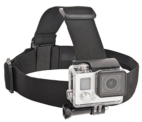Bower Xtreme Action Series Elastic Head Strap for GoPro (Black)