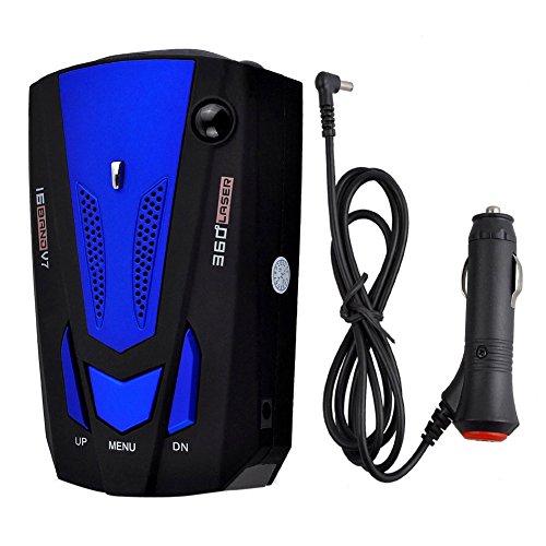 Radar Detector, Voice Alert and Car Speed Alarm System with 360 Degree Detection, City/Highway Mode Radar Detectors for Cars (8)