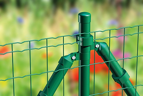 Alberts 604837 Schweißgitter Fix-Clip Pro® | verschiedene Längen und Höhen - wahlweise in verschiedenen Farben | grün | Höhe 81 cm | Länge 25 m – Bild 3