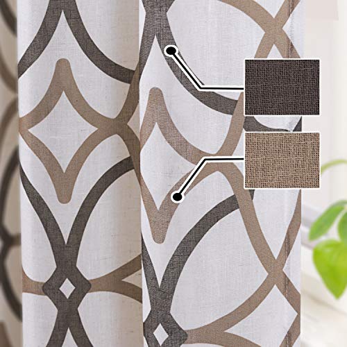 image for H.VERSAILTEX Light Filtering Made of Line Mixed Rich Material Linen Cu