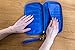RFID Travel Passport & Document Organizer Zipper Case, Blue