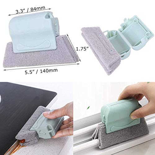 SHEYNIAN Window Sill Cleaner Tool Hand Held Groove Gap Cleaning Brush