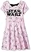 STAR WARS Big Girls Logo Bow Back Dress, Light Pink, M-8/10