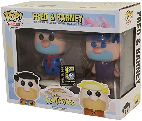 2014 SDCC Exclusive Pop! Animation: The Flintstones' Fred & Barney 2-Pack (Color Variant 3)