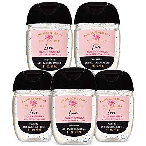 Bath and Body Works Aromatherapy LOVE ROSE + VANILLA 5Pack PocketBac