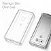 Poetic Affinity Slim Fit for LG G6 Clear Case With Anti-Slip Side Grip and Reinforced Corner Protection Bumper for for LG G6 Clear/Clear