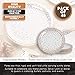 Juvale 48-Pack Rose Gold Paper Plates, Party Supplies for Appetizer, Lunch, Dinner, and Dessert, 9 Inches in Diameter