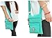 Govc Simple Lightweight Multi-pocket Waterproof Nylon Casual Shoulder Crossbody Bags Zipper Handbags (Black)