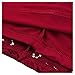 MISSMAY Women's Vintage Floral Lace Long Sleeve Boat Neck Cocktail Party Swing Dress (Small, A-red)