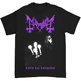 2Bhip Mayhem Deathcrush Norwegian Black Metal Graphic T Shirt | Officially Licensed Mayhem Merch, 100% Cotton Crewneck Tee, Unisex Men Women, Short Sleeve Graphic Tee, Black Metal Fan Gift