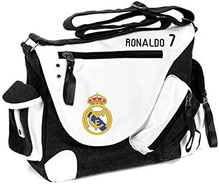 Eilluminate Real Madrid Cristiano Ronaldo 7 Canvas Backpack Messenger Shoulder Bag