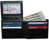 RFID Blocking Leather Wallets For Men , Black or Brown
