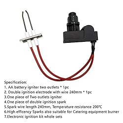 METER STAR Two Exits AA Battery Igniter with Double
