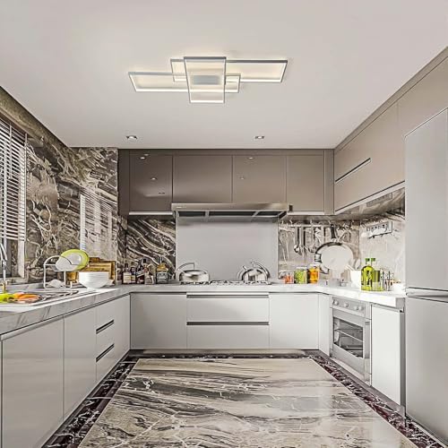 Lumbryzn Modern Dimmable LED Ceiling Light, Living Room and Bedroom Lamp, LED Ceiling Light for Kitchen, Office and Living Room Decorative