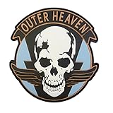 Metal Gear Solid Outer Heaven The Phantom Pain Cosplay PVC Rubber 3D Velcro Patch