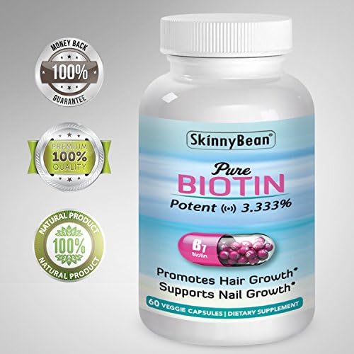Skinny Bean® PURE biotin vitamins best natural for skin and hair (2)