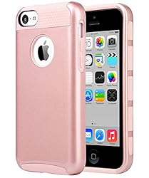 ULAK iPhone 5C Case, Slim Fit Lightweight 2in1