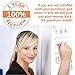 KITLIFE Dry Erase Whiteboard Sheet - Alternative to Heavy Erasable Board – Flexible Writing Sheet Sticks to Office Walls with Supplied Adhesive Mounting Strips - Dry Erase Markers Included, 24 x 36