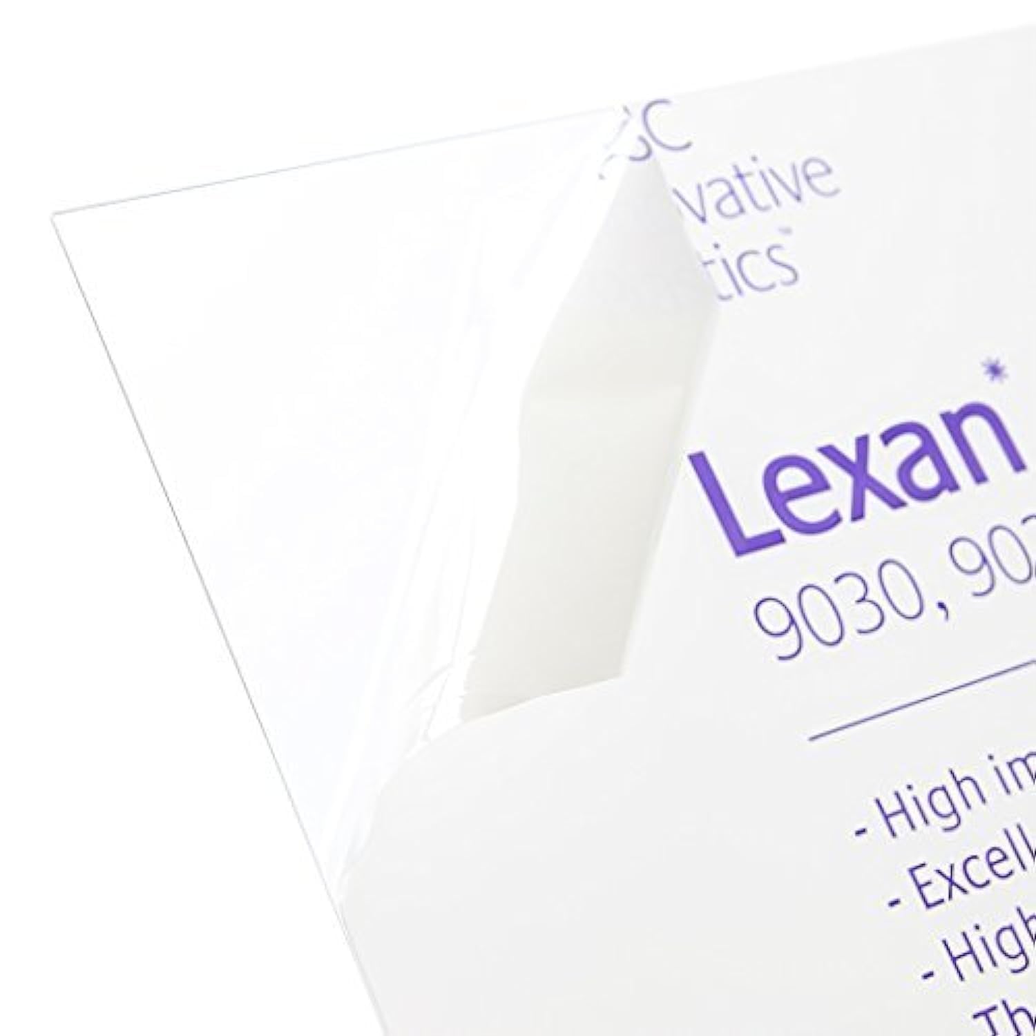 Plastics 2000 Lexan Sheet - Polycarbonate