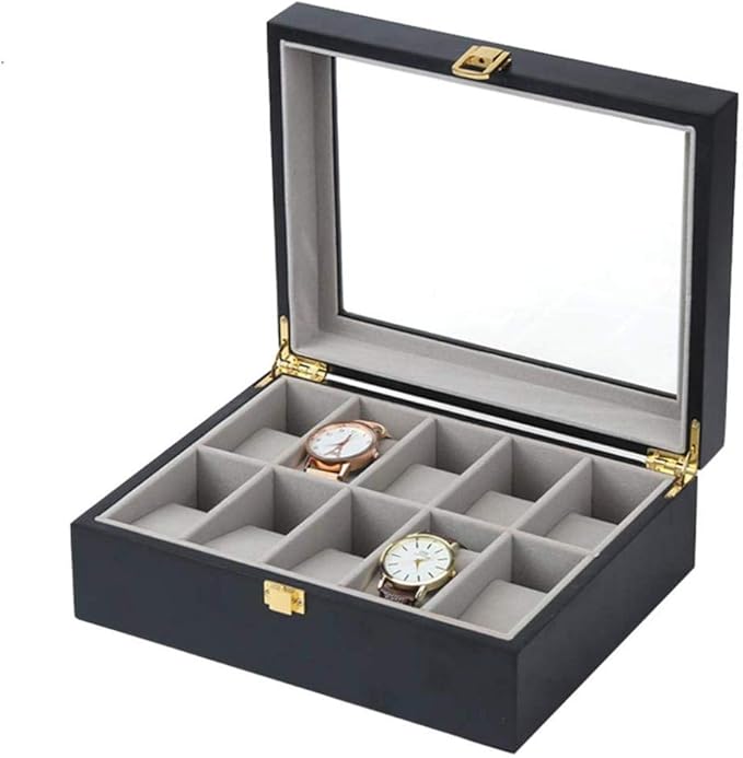 ADWN Caja de Reloj Caja de Almacenamiento de Exhibición de Joyería de