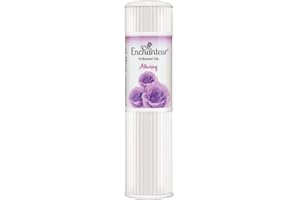 Green Velly Indian Enchanteur Alluring Perfumed Talcum Powder for Women with Classic Notes of Roses | Sensual Sweet Smell | F