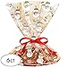 Gingerbread Christmas Multicolored Cookie Tray Bags, 6 Ct. | Party Supply