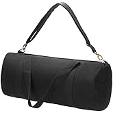 Augbunny Heavy Duty Military and Army Cargo Style 100% Cotton Canvas Shoulder Travel and Storage Duffel Bag Outback Gym Bag Carryall Duffel Tote for Men and Women