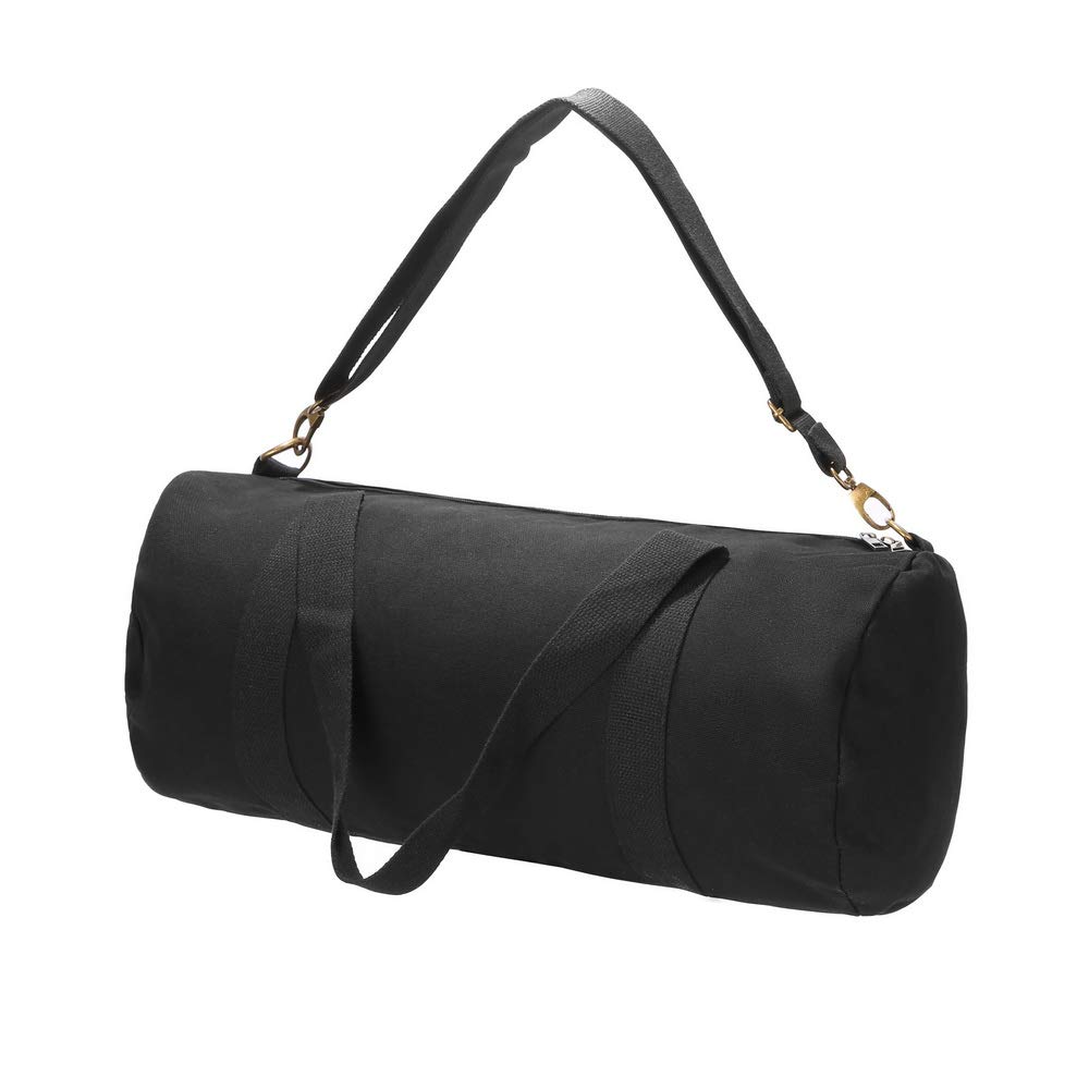 Augbunny Heavy Duty Military and Army Cargo Style 100% Cotton Canvas Shoulder Travel and Storage Duffel Bag Outback Gym Bag Carryall Duffel Tote for Men and Women